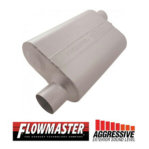 FLOW MASTER / t[}X^[ 40 f^ t[ }t[ #942543 Offset in 2.50"/Offset out 2.50" - Aggresive Sound uCU[/C1500/C2500/J}/K1500/K2500/_R^/GNXyfBV/F-150/F-150 we[W/}X^