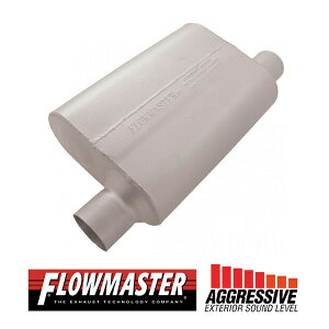 FLOW MASTER / t[}X^[ 40 f^ t[ }t[ #942544 Offset in 2.50"/Offset out 2.50" - Aggresive Sound