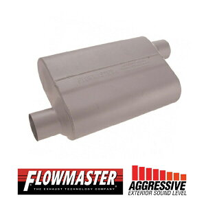 FLOW MASTER / t[}X^[ 40 }t[ #42543 Offset in 2.50"/Offset out 2.50" - Aggresive Sound uCU[/C1500/C2500/J}/K1500/K2500/`W[/_R^/GNXyfBV/F-150/F-150 we[W/}X