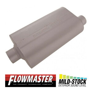 FLOW MASTER / t[}X^[ X[p[ 50 }t[ #53057 Center in 3.00"/Offset out 3.00" - Mild Sound V{[/_bW/GMC Ao`/Ao` 1500/Vo[h 1500/To[o 1500/^z/_R^/VG 15