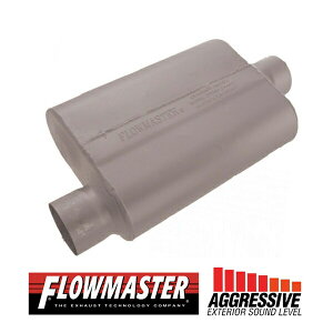 FLOW MASTER / t[}X^[ 40 }t[ #43041 Offset in 3.00"/Center out 3.00" - Aggresive Sound V{[/_bW/tH[h/J[ uCU[/ 2500/ 3500/GNXyfBV/F-250/F-250 F-350 X[
