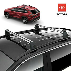 UK�g���^���� TOYOTA RAV4 50�n ����31�N4��-�ߘa7�N12�� ���[�t���b�N �N���X�o�[ ���[�t�L�����A 1�䕪 2�{�Z�b�g �V���o�[ �L�[�t �ő�ύ�75kg �x�[�X�L�����A ���[�t�o�[ �t�b�g PW301-42000