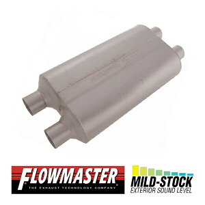 FLOW MASTER / t[}X^[ X[p[ 50 }t[ #524554 Dual in 2.25"/Dual out 2.25" - Mild Sound