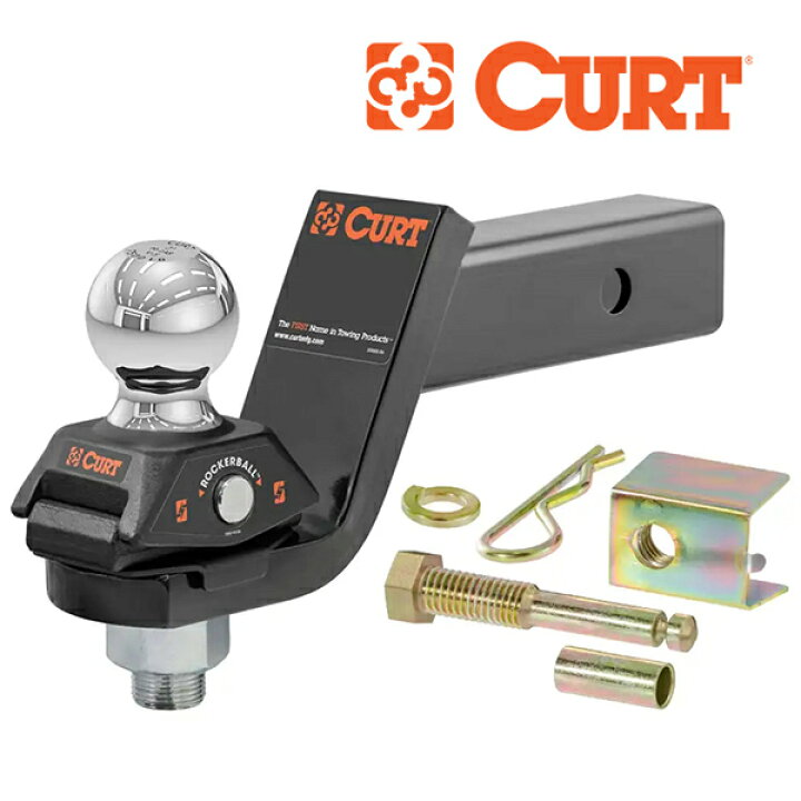 楽天市場】【CURT 正規品】トレーラーヒッチ用 ヒッチボールマウント 2 