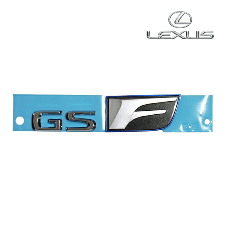 楽天市場】USレクサス純正 GS F リアエンブレム SPORT スポーツモデル 