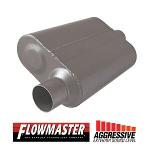 FLOW MASTER / t[}X^[ 40 }t[ 409S #8042541 Offset in 2.50"/Center out 2.50" - Aggresive Sound V{[/tH[h/Y/g^ Rxbg/S10/S10 uCU[/F-250/F-250 Hd/F-350/A}[_/^h