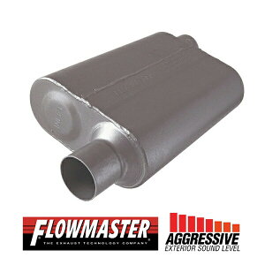 FLOW MASTER / t[}X^[ 40 }t[ 409S #8042543 Offset in 2.50"/Offset out 2.50" - Aggresive Sound V{[/_bW/tH[h/J[ uCU[/C1500/C2500/K1500/K2500/_R^/GNXyfBV/F-150/F-1