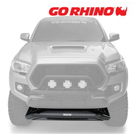GO RHINO RC3 LR スキッドプレート フロントバンパーガード 20インチ ライトバーブラケット セット テクスチャーブラック 5648360T トヨタ ハイラックス GUN125 ゴーライノ