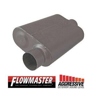 FLOW MASTER / t[}X^[ 40 }t[ 409S #8043041 Offset in 3.00"/Center out 3.00" - Aggresive Sound uCU[/ 2500/ 3500/GNXyfBV/F-250/F-250 X[p[f[eB[/F-350 X[p[f[
