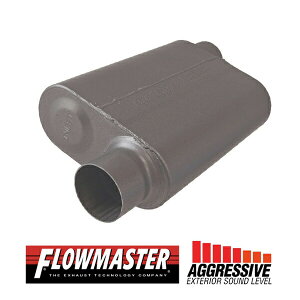 FLOW MASTER / t[}X^[ 40 }t[ 409S #8043043 Offset in 3.00"/Offset out 3.00" - Aggresive Sound uCU[/C1500/C2500/K1500/K2500/^z/300/`W[/`[W[/fS/}Oi/ 1500/GN