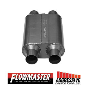 FLOW MASTER / t[}X^[ 40 }t[ #425404 Dual in 2.50"/Dual out 2.50" - Aggresive Sound