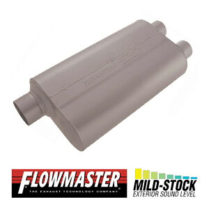 FLOW MASTER / t[}X^[ X[p[ 50 }t[ #530562 Offset in 3.00"/Dual out 2.50" - Mild Sound n}[ H3