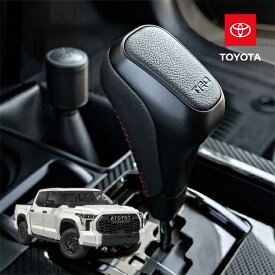 USトヨタ純正 TRD シフトノブ シフトレバー PTR57-34141-02 AT オートマ TRDロゴ入 合皮 ブラック TOYOTA 14-21y タンドラ AT車 | 15-24y 4ランナー AT車