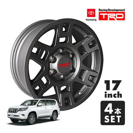 USトヨタ純正 TRD 17インチホイール マットグレー ガンメタ PTR20-35110-GR 4本セット TRDロゴ入 JWL刻印あり TOYOTA ランドクルーザー ランクル プラド 150系