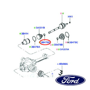 tH[h hCuVtg u[c Nv X[ 34.6MM F65Z-3B478-CA 03-17y irQ[^[