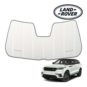USランドローバー純正 専用設計 RANGE ROVER ロゴ入 サンシェード 吸盤不要 折りたたみ式 ケース付 ヴェラール ベラール VELAR LY系 カバークラフト