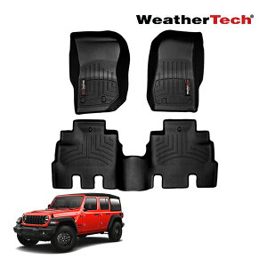 yWeatherTech KizEFU[ebN tACi[ tA}bg o[}bg ubN 445731-445732 tg & A Zbg W[v JEEP 14-18y JK O[ A~ebh Enh