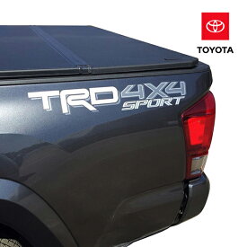 USトヨタ純正 TRD 4x4 SPORT トラックベッドデカール サイド 1枚 サイズ 横幅約55cm 縦約8cm Toyota Racing Development 16-23y トヨタ タコマ 他汎用