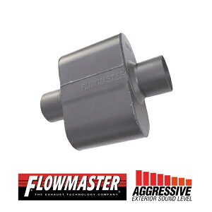 FLOW MASTER / t[}X^[ X[p[ 10 }t[ 409S #842515 Center in 2.50"/Center out 2.50" - Aggresive Sound