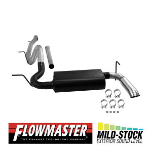 yFLOWMASTER KiztH[XIIL^obNGL][XgVXe 07-18y JK O[ 3.6L/3.8L 817514 t[}X^[