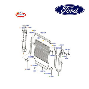 フォード純正 A/C クーラー エアコン コンデンサー サポート 右側 RH RH 助手席側 6L2Z16152AA 06-10y エクスプローラー