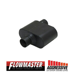 FLOW MASTER / t[}X^[ X[p[ 10 }t[ #842512 Center in 2.50"/Center out 2.50" - Aggresive Sound tH[h }X^O