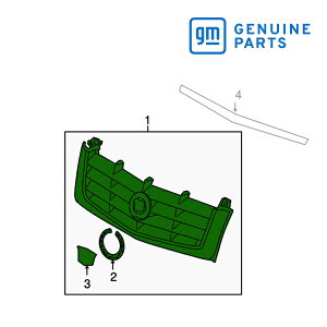 GM純正 ラジエター グリル フロントグリル 15195461 03-05y エスカレード/エスカレードESV/エスカレードEXT