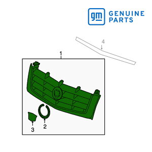 GM純正 ラジエター グリル フロントグリル 15195462 03-05y エスカレード/エスカレードESV/エスカレードEXT
