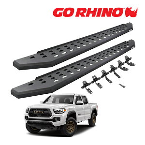 �yGO RHINO ���K�i�zRB20 �����j���O�{�[�h �T�C�h�X�e�b�v �e�N�X�`���[�u���b�N 69442987PC 05-23y �g���^ �^�R�} TACOMA �S�[���C�m