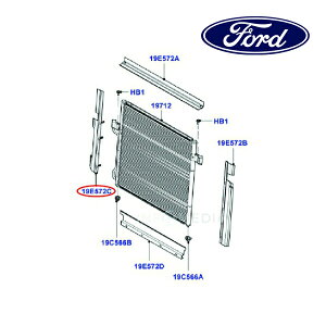 【楽天お買い物マラソン★エントリーでP10倍!】フォード純正 クーラー エアコン コンデンサー エアデフレクター 右側 RH 助手席側 6L2Z19E572CA 06-11y エクスプローラー スポーツトラック