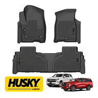 【HUSKY LINERS 正規品】X-act Contour オールウェザーフロアマット ラバーマット ブラック 99241 フロン…
