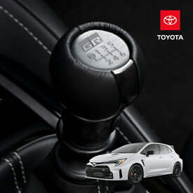 USトヨタ純正 TOYOTA GRカローラ GZEA14H 令和4年12月-現行 MT車用 シフトノブ シフトレバー MT ミッション GRロゴ 合皮