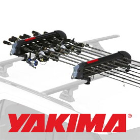 YAKIMA ReelDeal リールディール ルーフマウント 8004089 釣り竿8本/スキー板4組/スノボ2枚積載可 キー付 サイズ 長約56cmx幅約15cmx高約16.5cm 重さ 約3kg ヤキマ