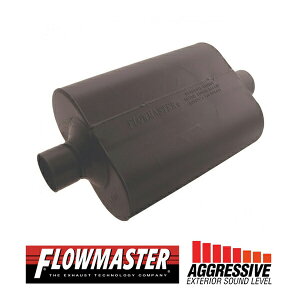 FLOW MASTER / t[}X^[ X[p[ 40 }t[ #952545 Center in 2.50"/Center out 2.50" - Aggresive Sound