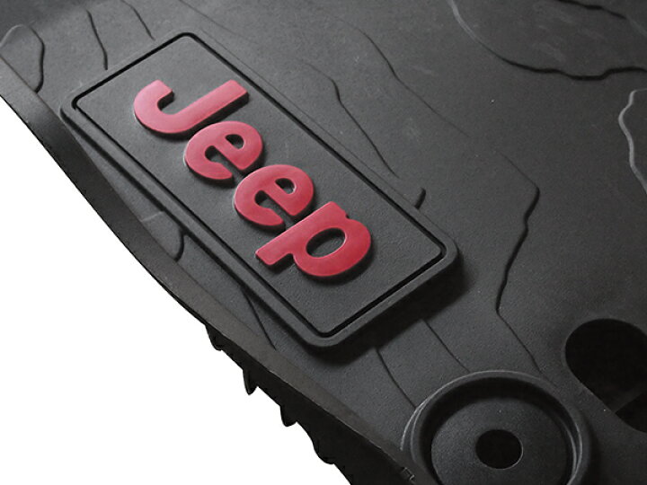 楽天市場】MOPAR純正 ラバーフロアマット JEEPロゴ入 前後セット 