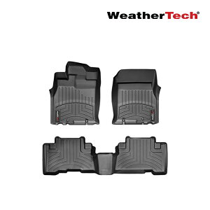 yWeatherTech KiztACi[ tA}bg o[}bg ubN 443111-443112 tg & A Zbg g^ TOYOTA 07-11y FJN[U[ zbN EFU[ebN