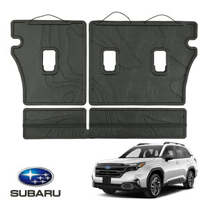 USスバル純正 SUBARU フォレスター SL系 リアシートバックプロテクター 後部座席背面カバー リアカーゴプロテクター カーゴライナー カーゴマット ラバーガード 傷防止 保護