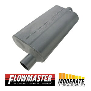 FLOW MASTER / t[}X^[ 50 f^t[ }t[ 409S #842451 Offset in 2.25"/Center out 2.25" - Moderate Sound V{[/NCX[/tH[h JvX/S10 uCU[/PTN[U[/GNXv[[/