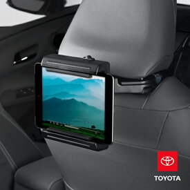 USトヨタ純正 タブレットホルダー バッグハンガー 11インチまで対応 トヨタ車 汎用 ランドクルーザー ランクル 250/300 | RAV4 50系 | ハリアー | アルファード | ヴェルファイア | ノア | ヴォクシー | シエンタ | プリウス | ヤリスクロス | カローラクロス | ライズ 他