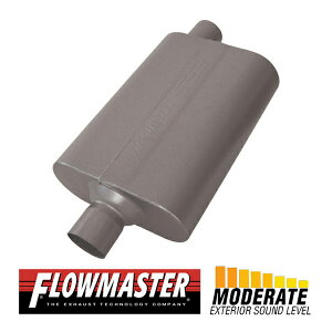 FLOW MASTER / t[}X^[ 50 f^t[ }t[ 409S #842452 Center in 2.25"/Offset out 2.25" - Moderate Sound W[v/tHNX[Q `FL[/O[/WFb^