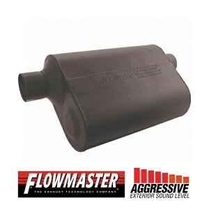 FLOW MASTER / t[}X^[ X[p[ 40 }t[ #952549 Offset in 2.50"/Offset out 2.50" - Aggresive Sound