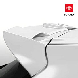 【楽天お買い物マラソン★エントリーでP10倍！】USトヨタ純正 カローラスポーツ COROLLA SPORT 210系 NRE/ZWE/MZEA系 リアスポイラー ルーフスポイラー リアウイング ホワイトパール(ブリザードパール/0070) 純正色塗装済