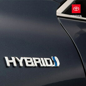 USトヨタ純正 HYBRID ロゴ フェンダー エンブレム 左右セット TOYOTA ハリアー 80系 MXU80/MXU85 | VENZA ベンザ ヴェンザ