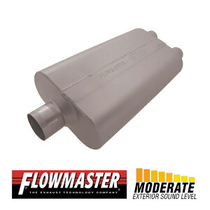 FLOW MASTER / t[}X^[ 50 f^ t[ }t[ 9425502 Center in 2.50"/Dual out 2.00" - Moderate Sound V{[/GMC uCU[/C1500/K2500/K3500