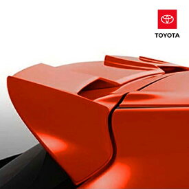 USトヨタ純正 カローラスポーツ COROLLA SPORT 210系 NRE/ZWE/MZEA系 リアスポイラー ルーフスポイラー リアウイング スカーレットメタリック(スモークドパプリカメタリック/3U4) 純正色塗装済
