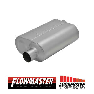 FLOW MASTER / t[}X^[ X[p[ 40 }t[ 409S #852548 Offset in 2.50"/Offset out 2.50" - Aggresive Sound V{[/_bW/GMC _R^/C1500/C2500/C3500/K1500/K2500/K3500