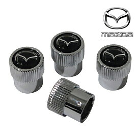 【楽天お買い物マラソン★エントリーでP10倍！】USマツダ純正 エアバルブキャップ（クローム/マツダロゴ） MAZDA2 MAZDA3 MAZDA6 CX-3 CX-30 CX-5 CX-8 MX-30 ロードスター RX-8