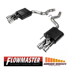 【5/25限定★エントリー必須！2人に1人ポイントバック！】【FLOWMASTER 正規品】アメリカンサンダーアクスルバックエキゾーストシステム 18-23y マスタング GT 5.0L 817799 フローマスター