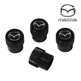 【楽天お買い物マラソン★エントリーでP10倍！】USマツダ純正 エアバルブキャップ（ブラック/マツダロゴ） MAZDA2 MAZDA3 MAZDA6 CX-3 CX-30 CX-5 CX-8 MX-30 ロードスター RX-8