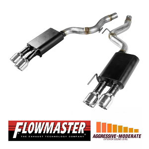 【FLOWMASTER 正規品】アメリカンサンダーアクスルバックエキゾーストシステム 18-23y マスタング GT 5.0L 817807 フローマスター